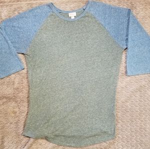Heathered Oversized Baseball Tee Tunic
